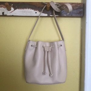 J Crew cross body bucket bag